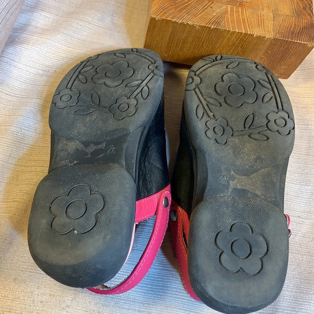 Hanna Andersson flower wear-two-way clogs